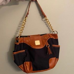 Miche Navy Blue Canvas Misty Shell